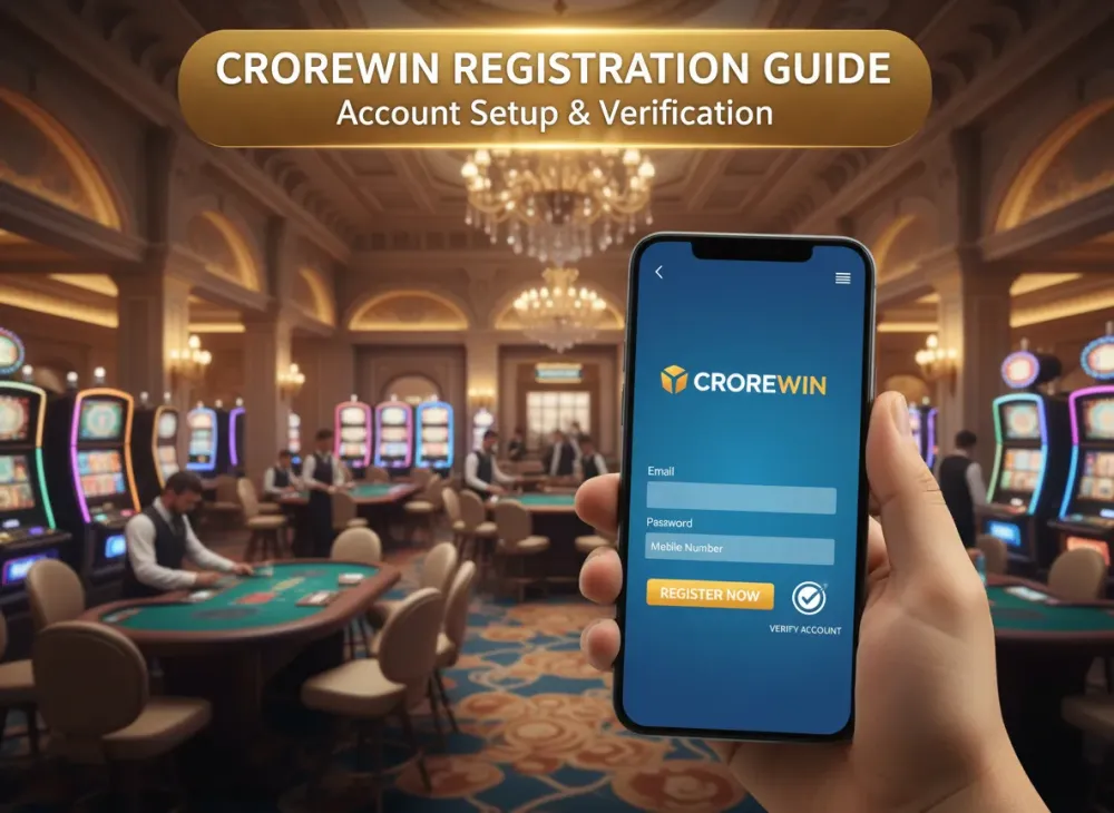 Crorewin registration guide for account setup and verification