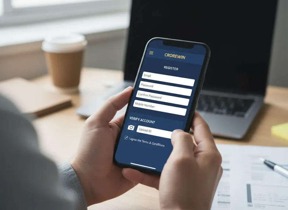 Crorewin registration guide for account setup and verification